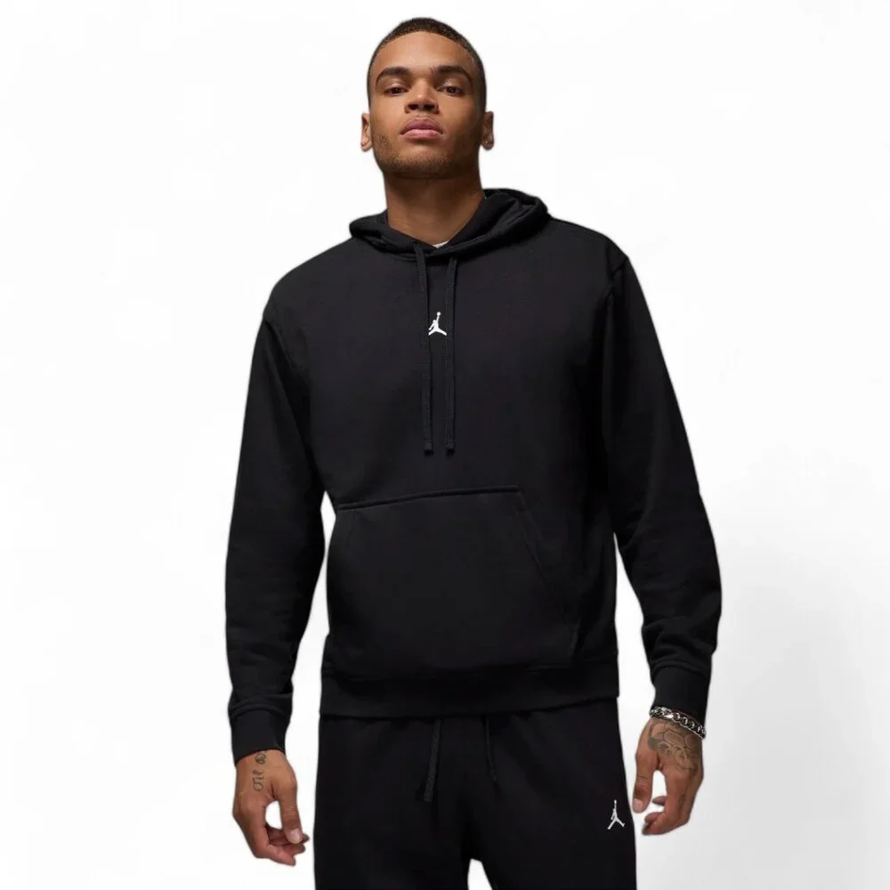 Air Jordan Mens 2 PC Tracksuit Dri-fit Matching Outfit Set Black Lightweight NWT